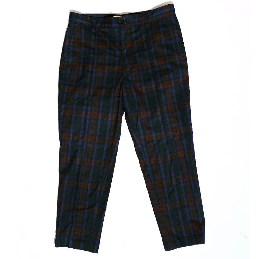 Goodfight Men's Plaid Cropped Pants – Size 32